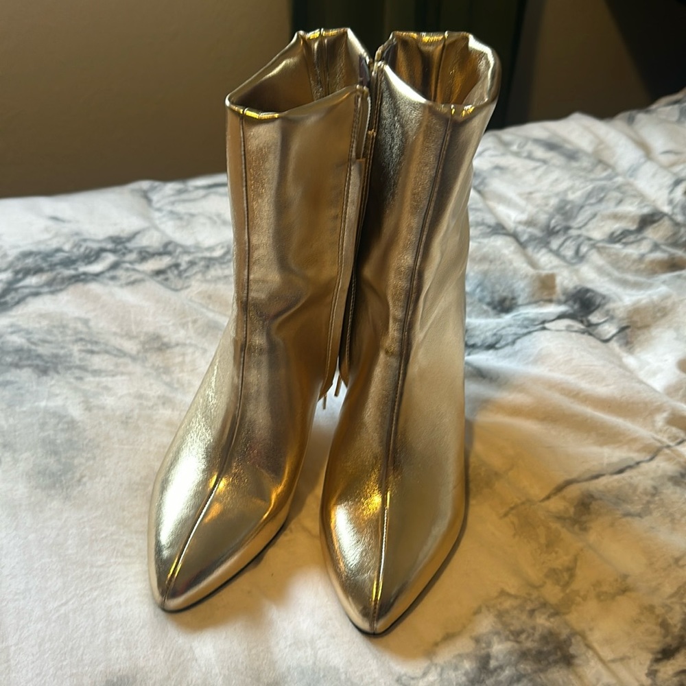 Sarto gold boots